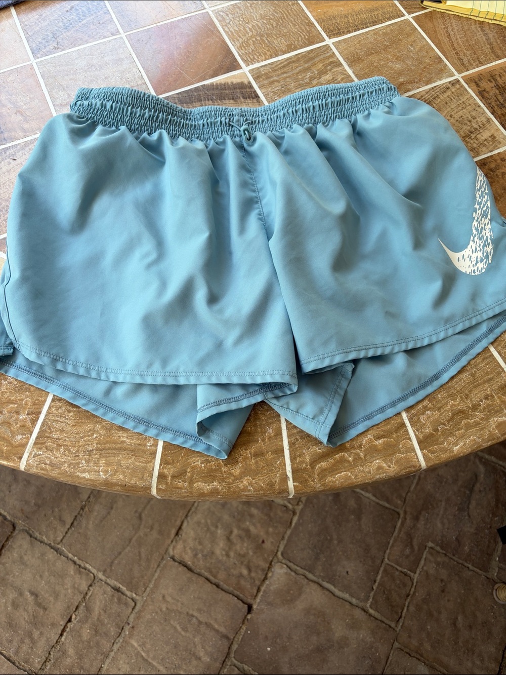 Nike Women’s Pale Blue Athletic lined Running Shorts